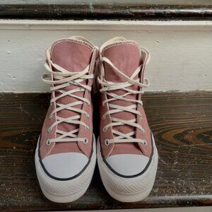 Converse Chuck Taylor All Star Hi-Top Chunky Platform Sneaker Size 8